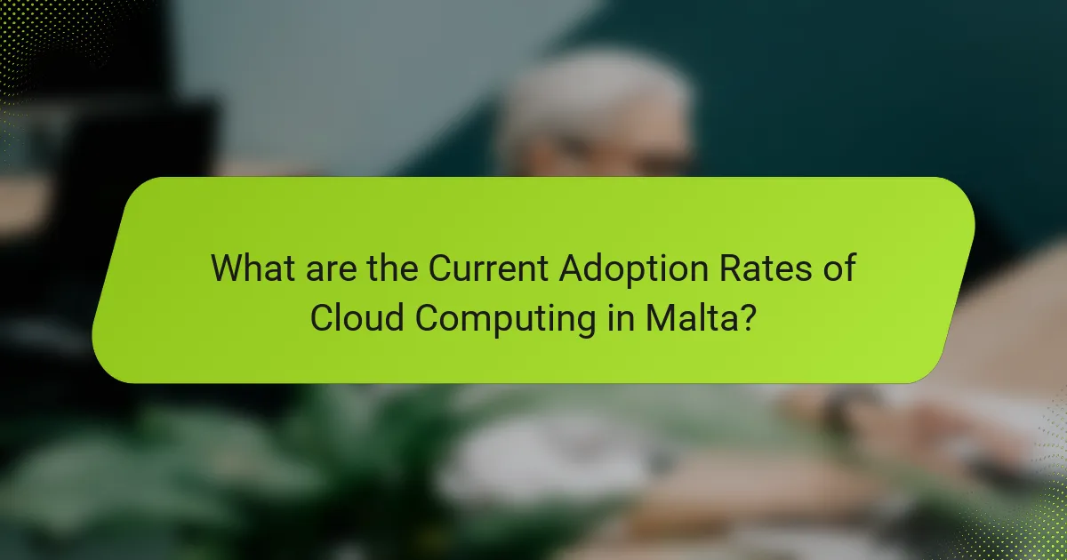 What are the Current Adoption Rates of Cloud Computing in Malta?
